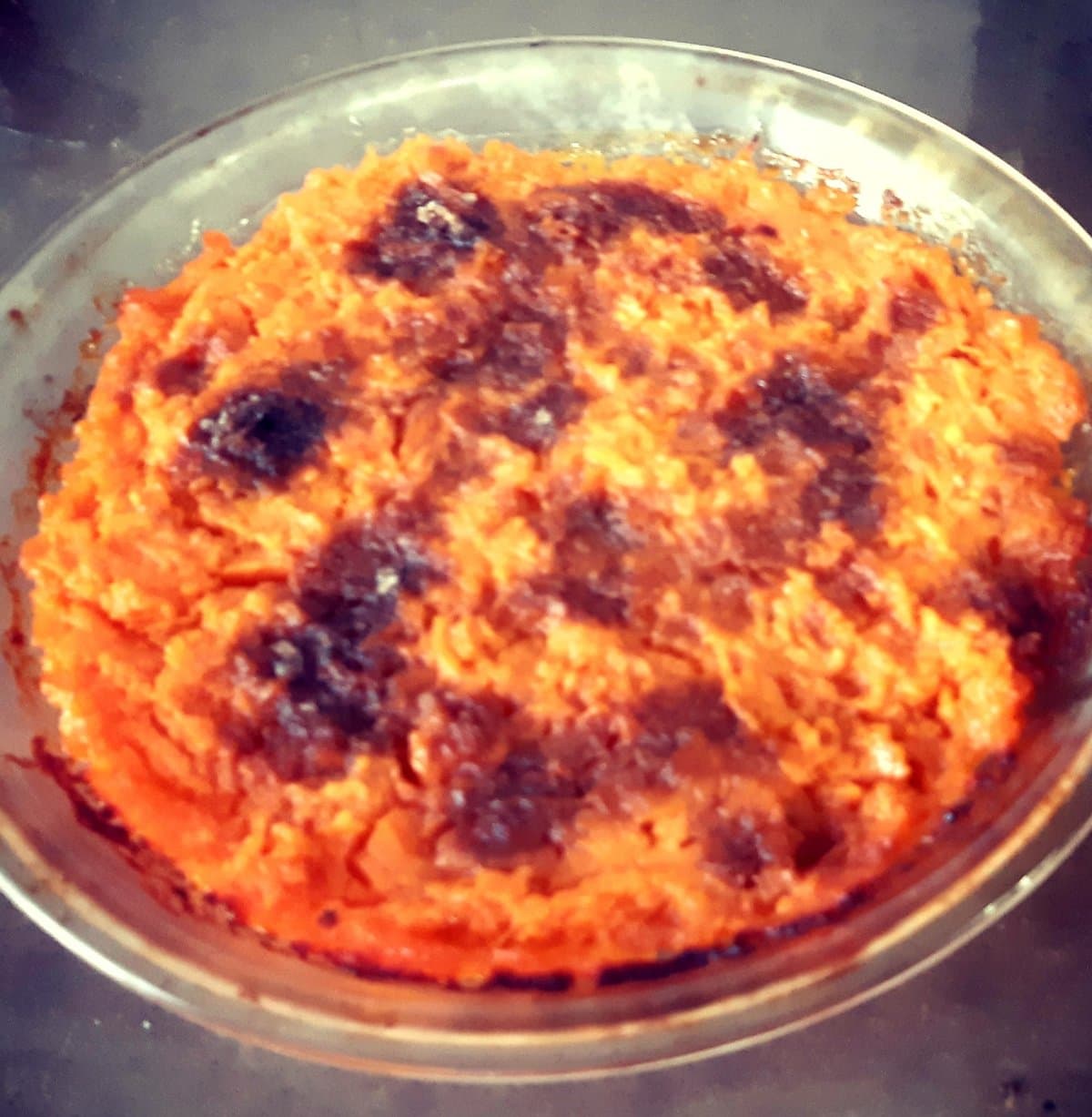 Crustless Sweet Potato Pie