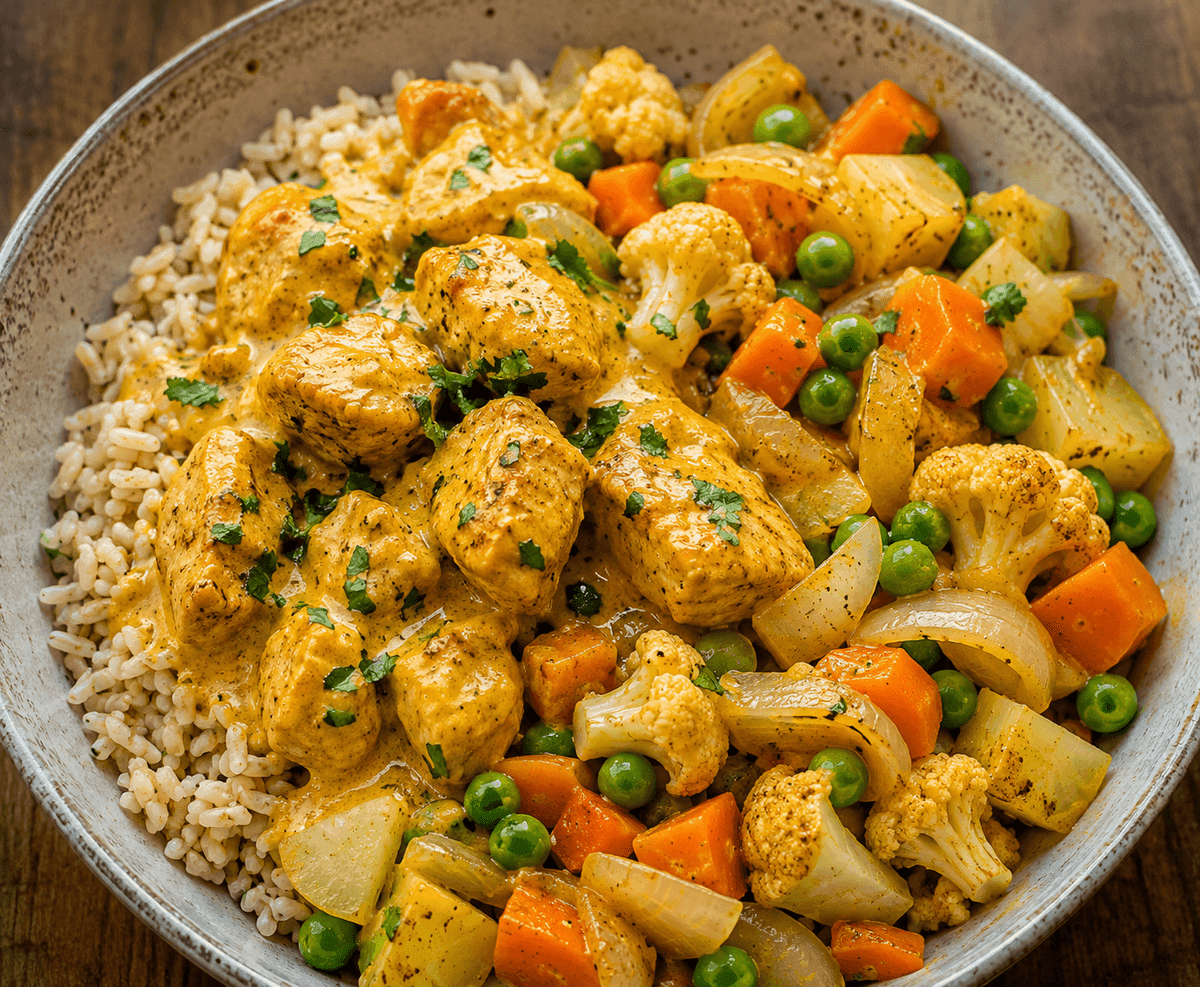 Coconut Curry Chicken Meal