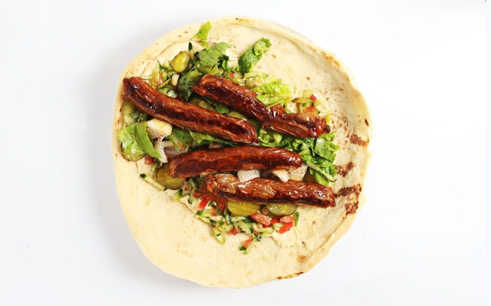 Spicy merguez lafa