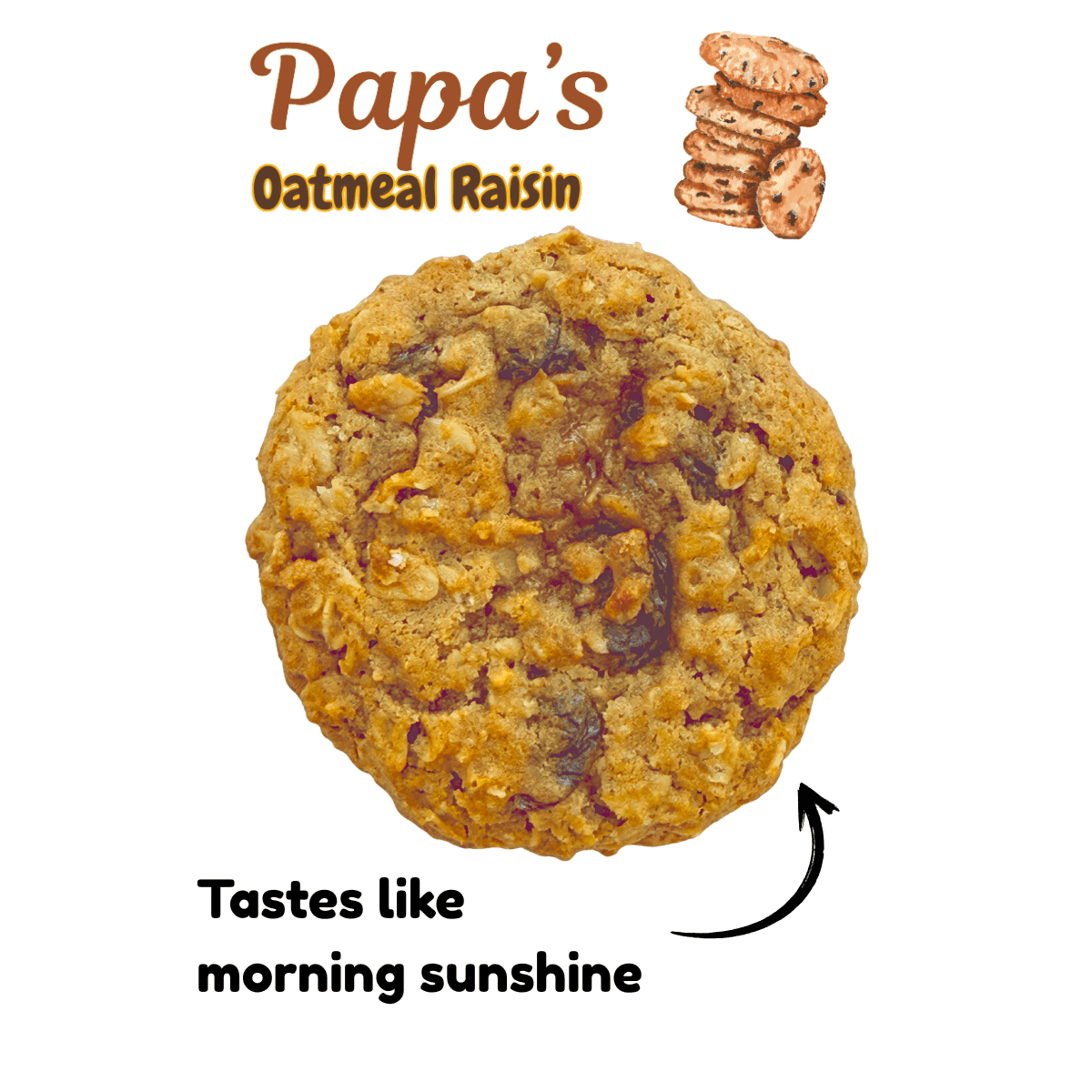 Papa's Oatmeal Raisin - Dozen