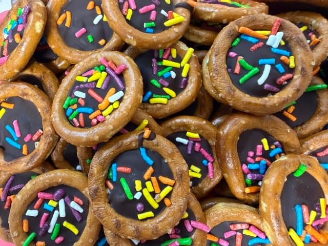 Chocolate Filled Pretzels