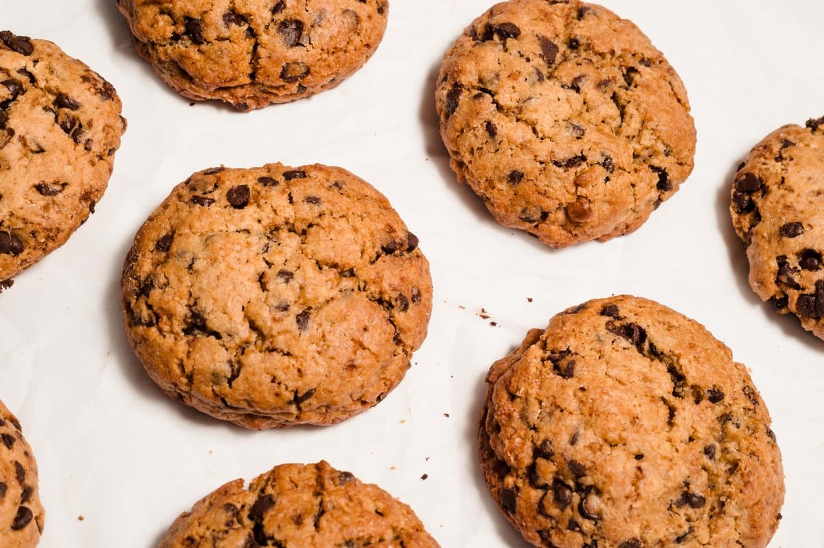 GF Jumbo Chocolate Chip Cookies