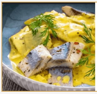 Mustard Herring (Parve)