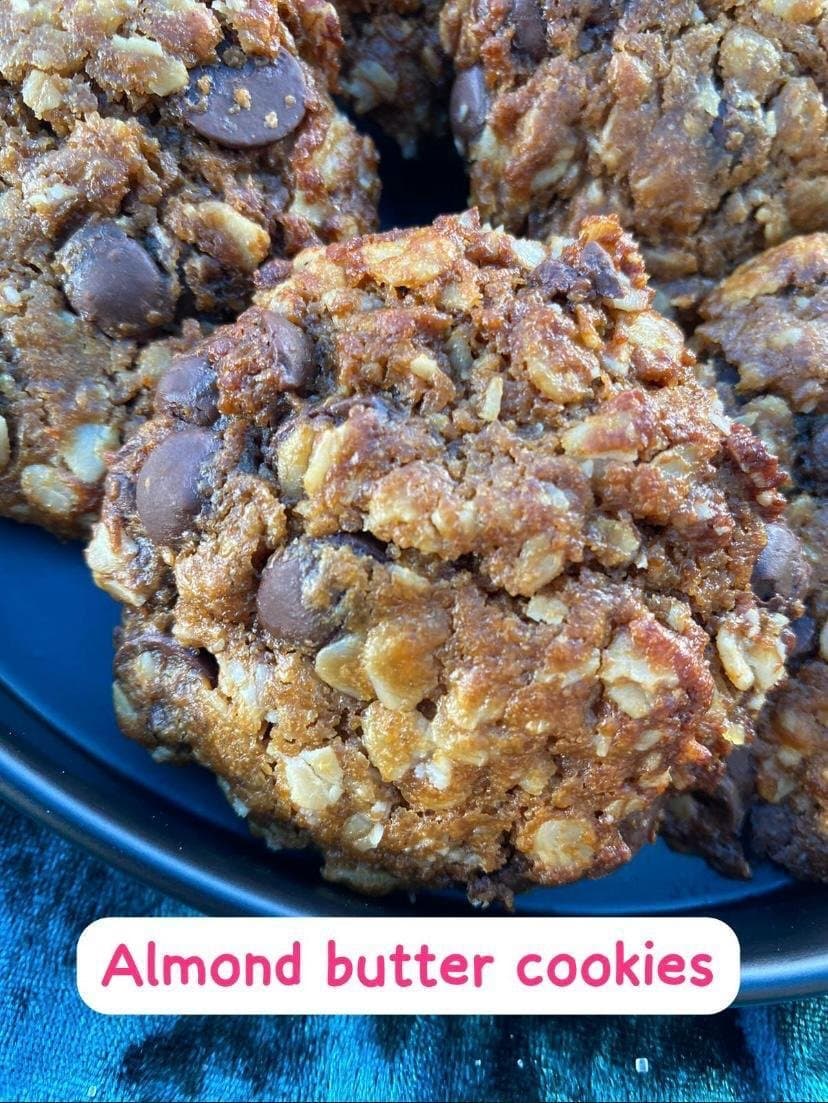 Almond Butter Oat Cookies (12 pcs)